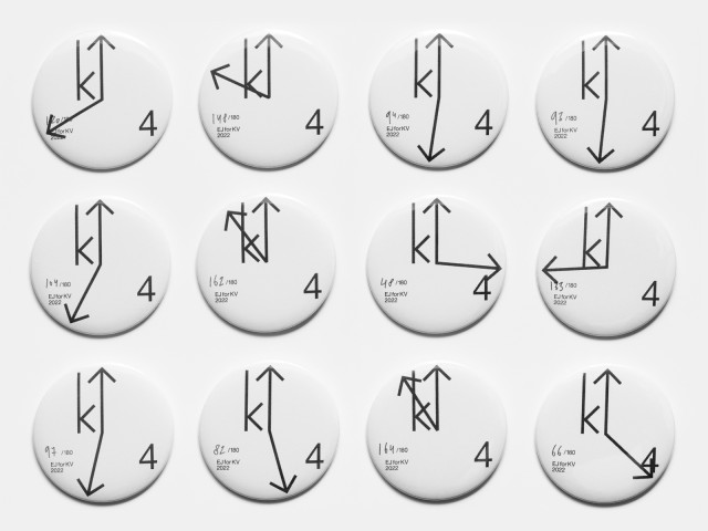 Image of 180 pins edition