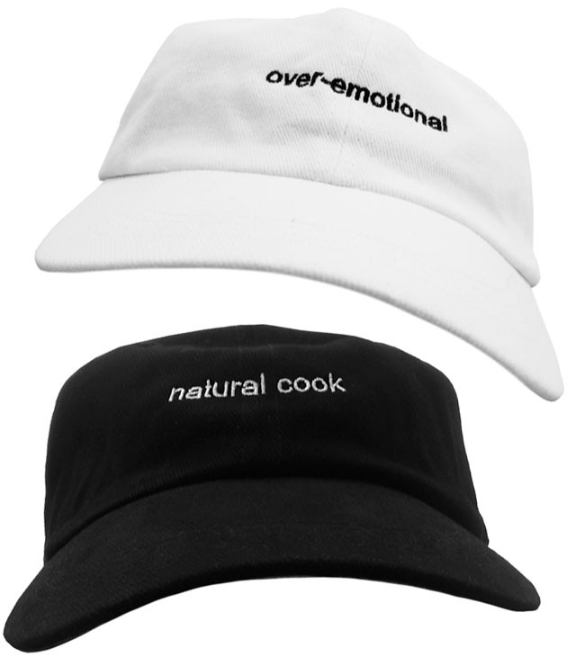Image of Series of caps in black or white