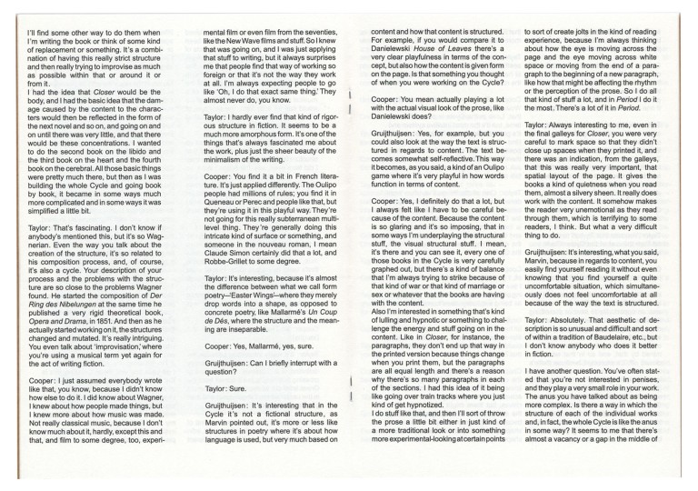 Geometries of Desire: An Interview with Dennis Cooper