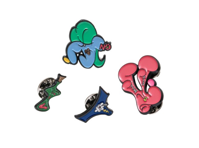 Image of Set of four pins