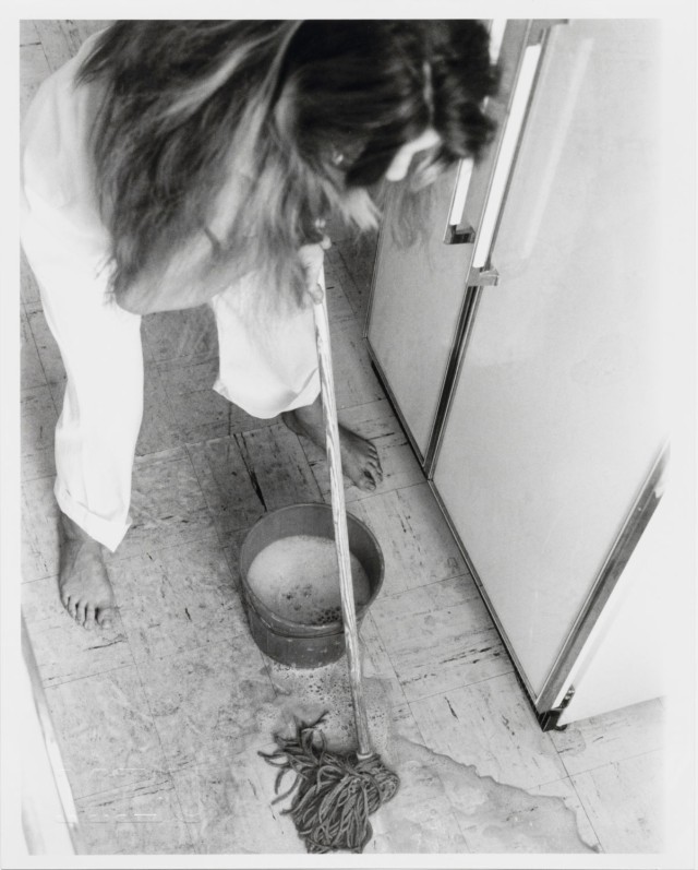Image of Washing the Kitchen Floor